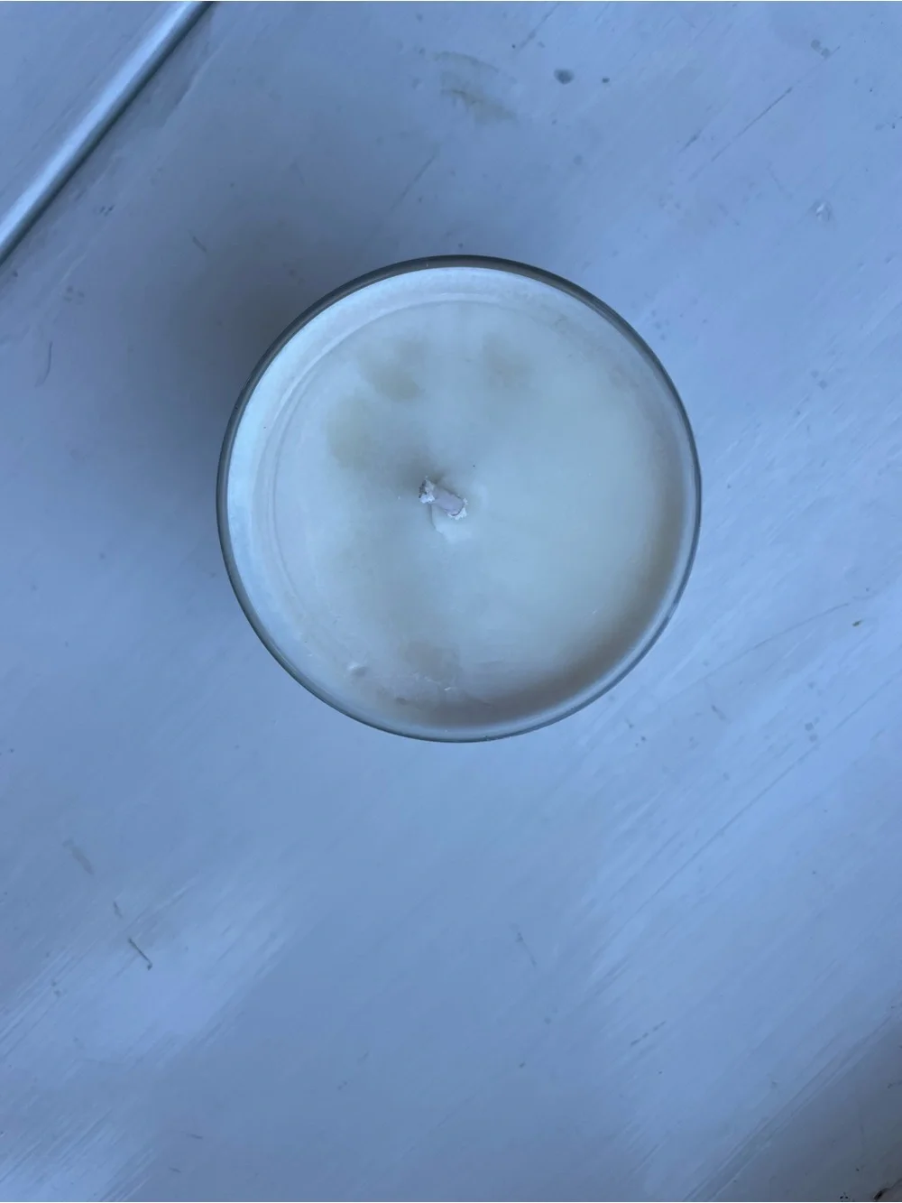 Northwest sparks Scented Candle - Blue & White